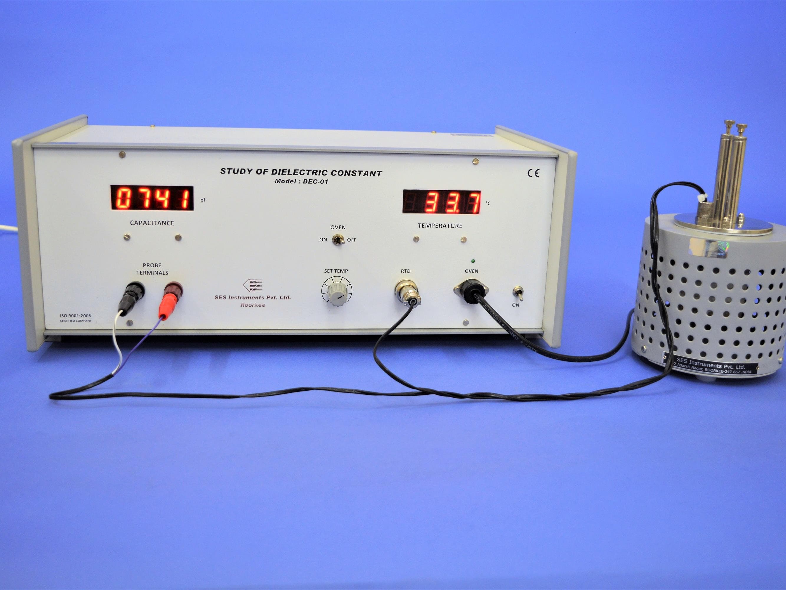 Dielectric Constant & Curie Temperature (Model DEC-01)