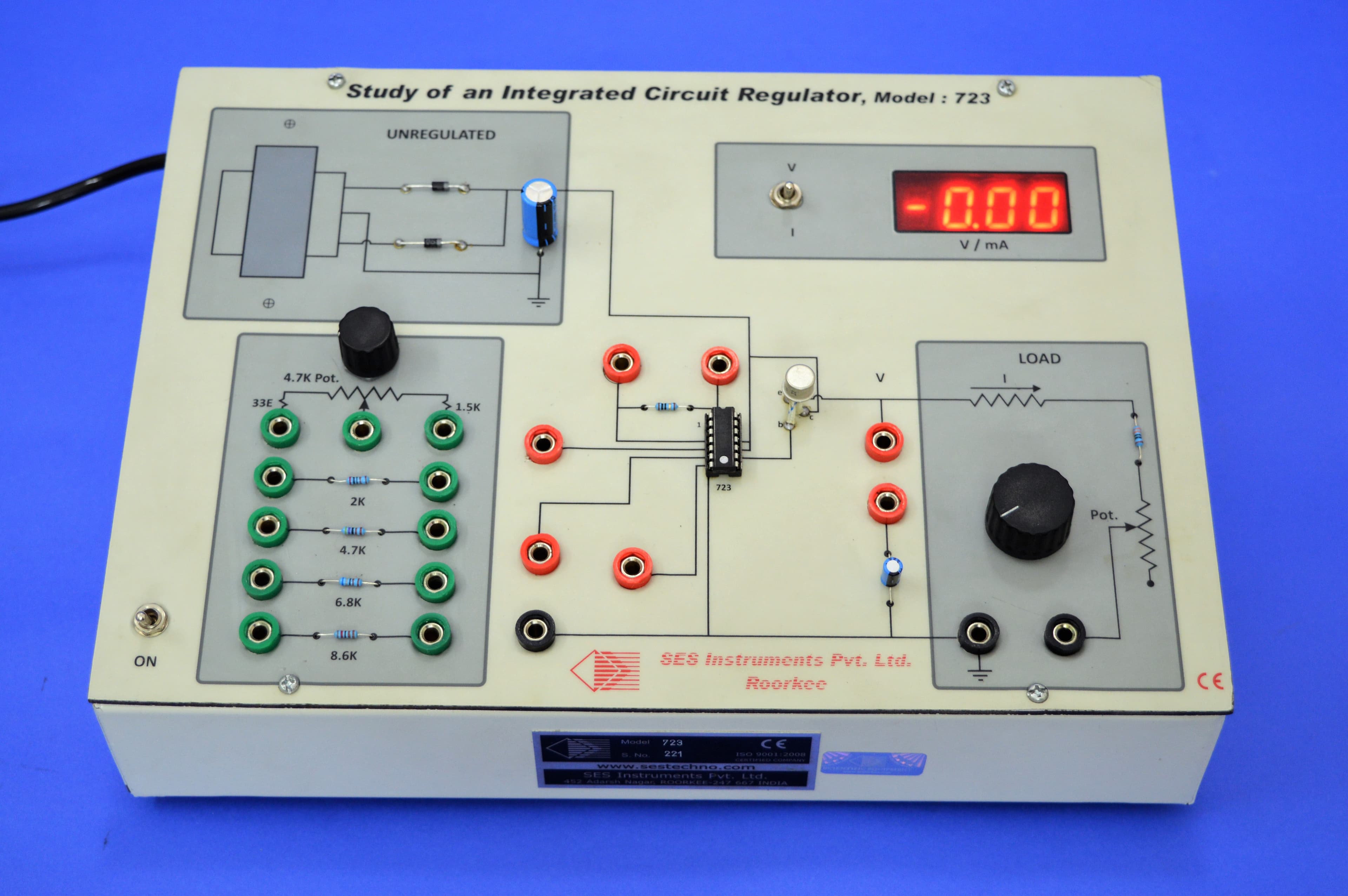 IC Voltage Regulator (723) Study (Model 723-1)
