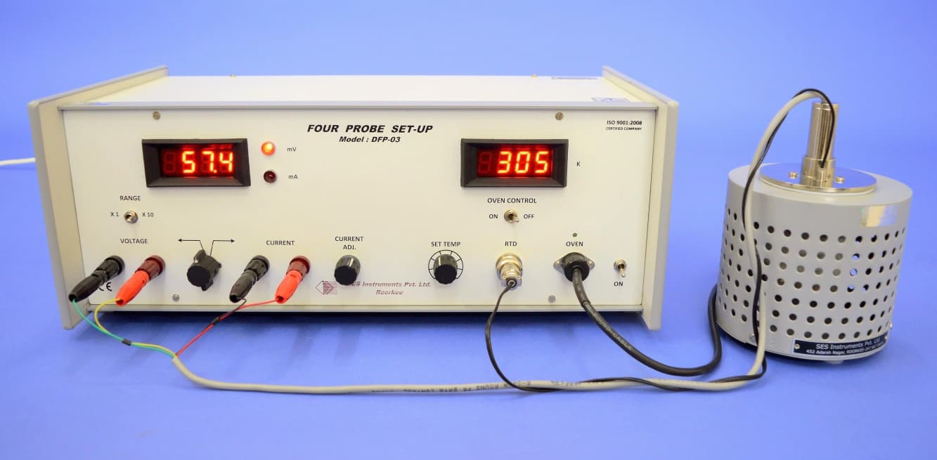 Resistivity of Semiconductors by Four Probe Method at Different (DFP-03) (Model DFP-03)