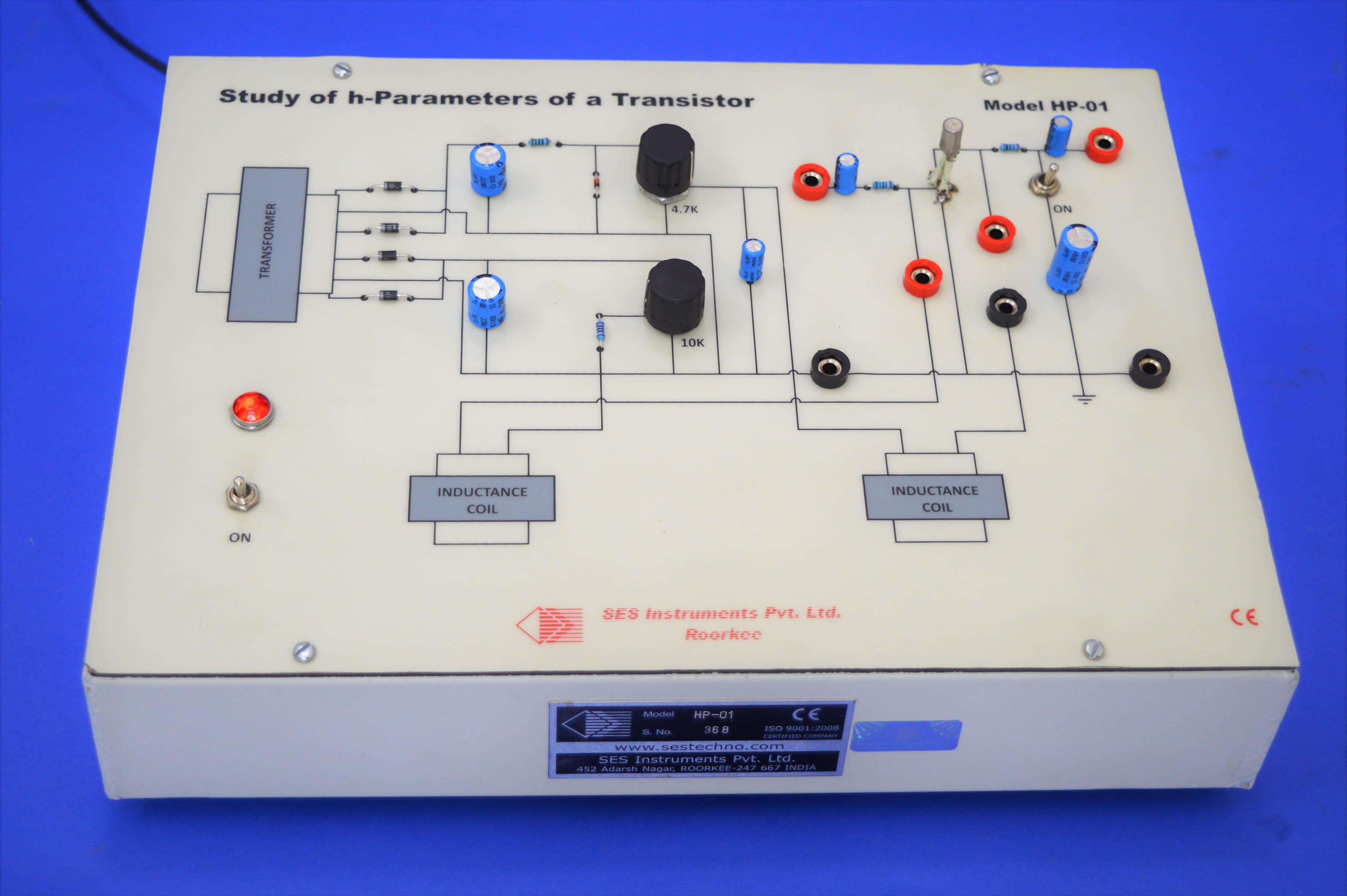 Study of Hybrid Parameters of Transistors (HP-01) (Model HP-01)